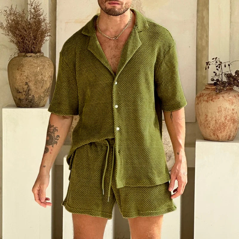 Summer Luxe Knit Set for Men