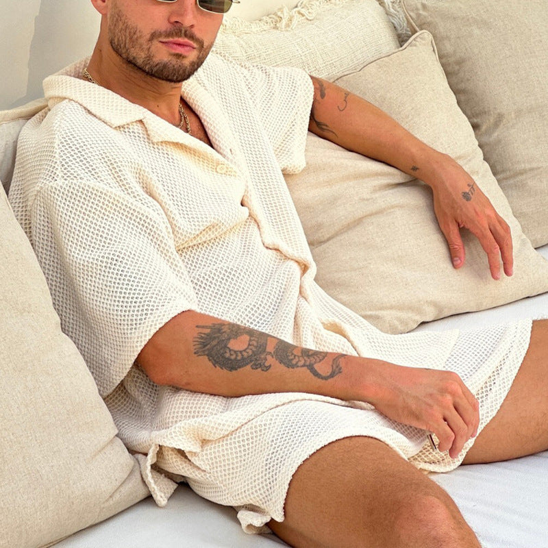 Summer Luxe Knit Set for Men